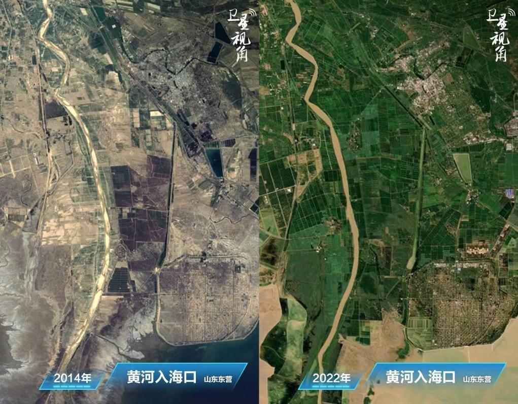 衛(wèi)星視角｜跟隨總書(shū)記足跡，看母親河生態(tài)之變