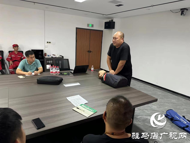 泌陽縣蛟龍救援隊(duì)開展應(yīng)急救援知識(shí)進(jìn)企業(yè)活動(dòng)