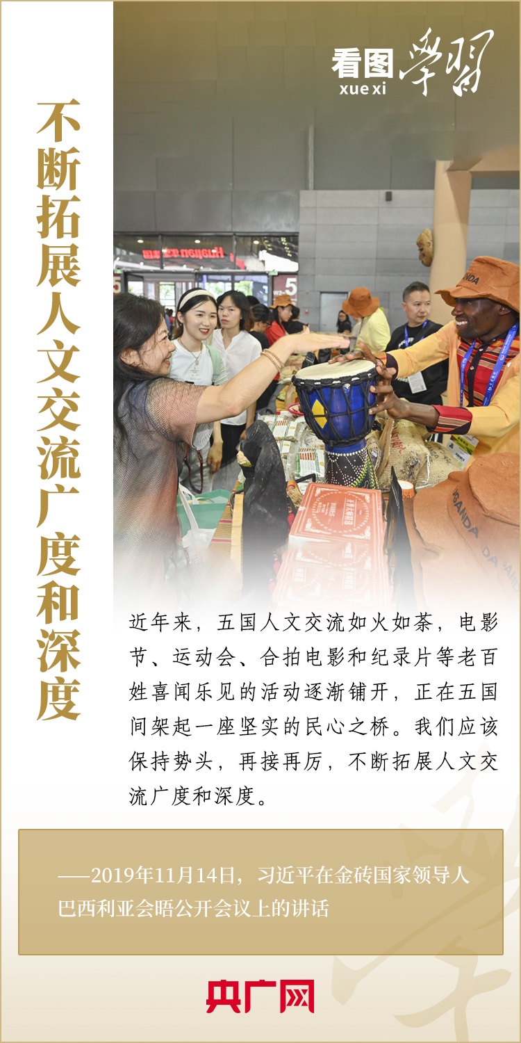 看圖學(xué)習 | 金磚國家是守望相助的大家庭、合作共贏的好伙伴