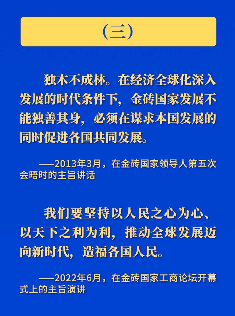 推動(dòng)金磚合作，習(xí)近平主席這樣強(qiáng)調(diào)