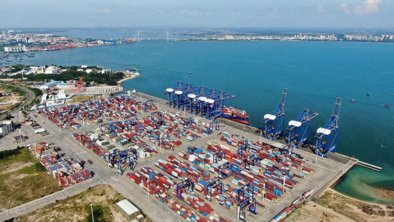 出海北部灣 洋浦港打造“綠色低碳”國際航運樞紐