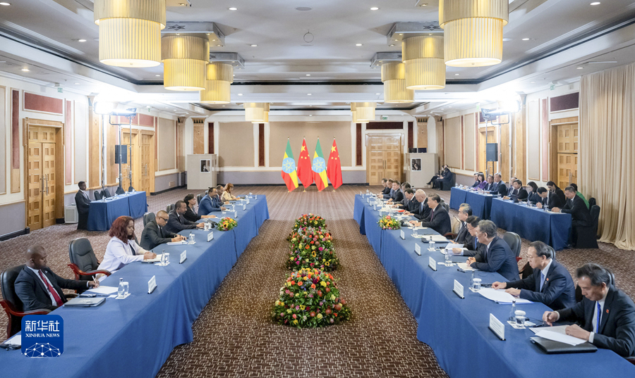 習(xí)近平會(huì)見(jiàn)埃塞俄比亞總理阿比