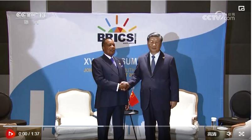 習(xí)近平會見剛果（布）總統(tǒng)