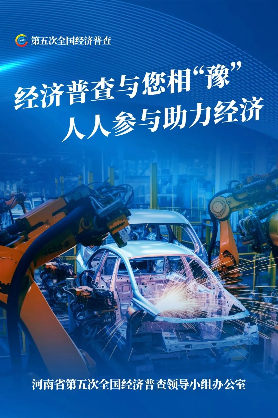 經(jīng)濟普查，“豫”你同行！河南“五經(jīng)普”海報來了