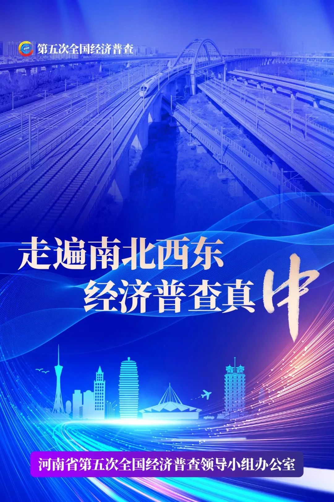 經(jīng)濟普查，“豫”你同行！河南“五經(jīng)普”海報來了