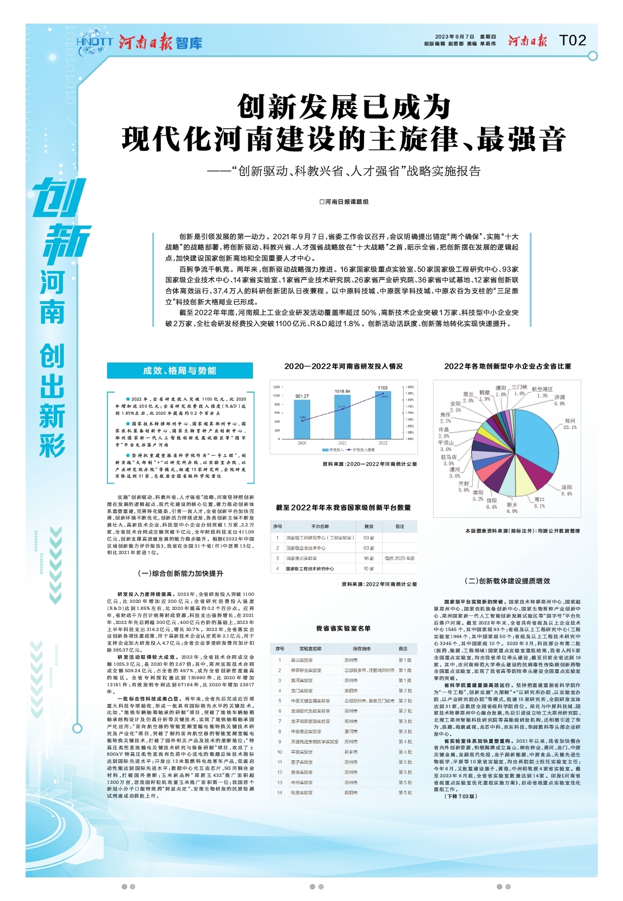 “創(chuàng)新驅(qū)動、科教興省、人才強(qiáng)省”戰(zhàn)略實施報告