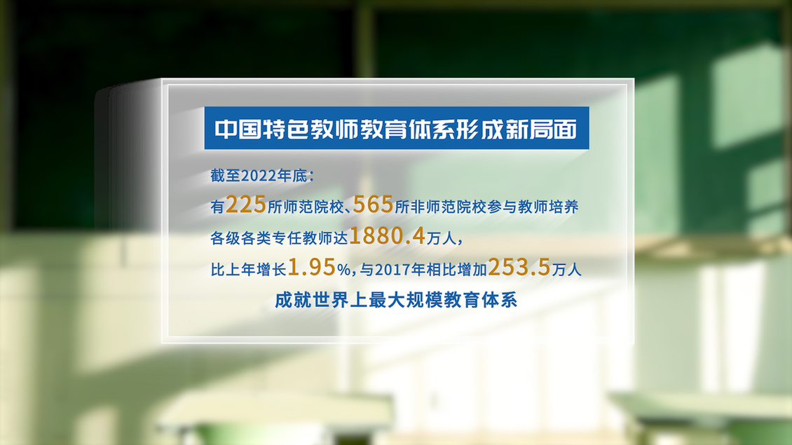 開學(xué)第一課丨【總書記的教書育人觀】建設(shè)教育強(qiáng)國，健全中國特色教師教育體系