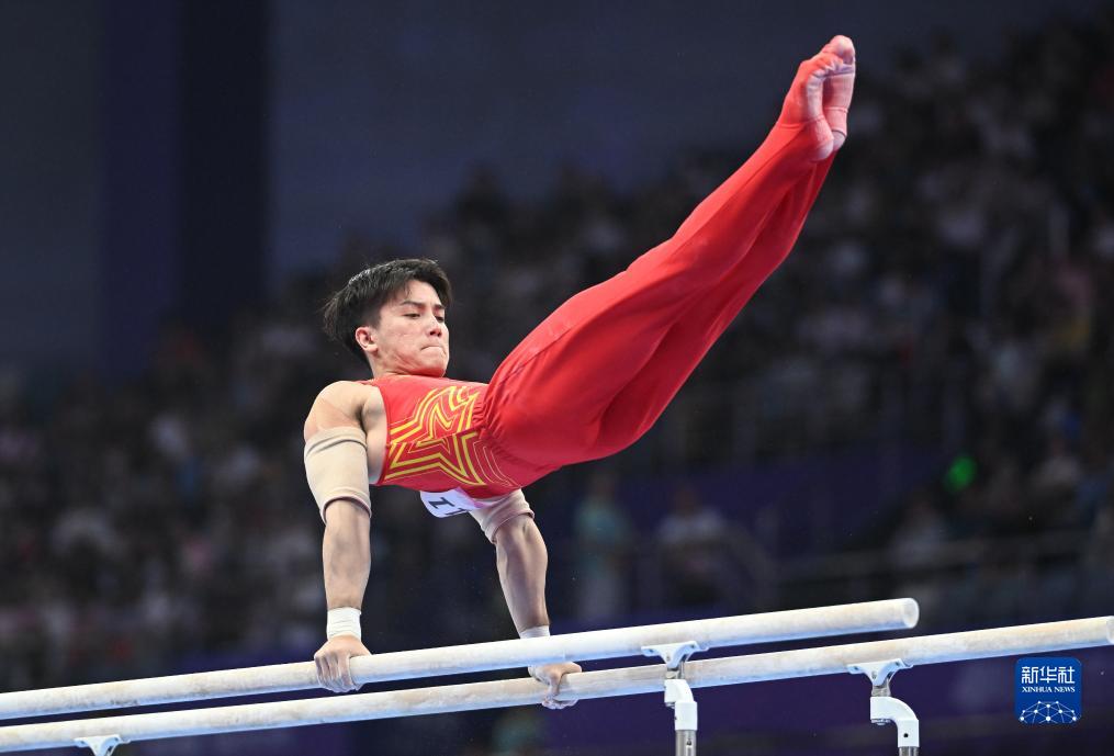 競技體操——中國隊(duì)奪得男子團(tuán)體決賽冠軍