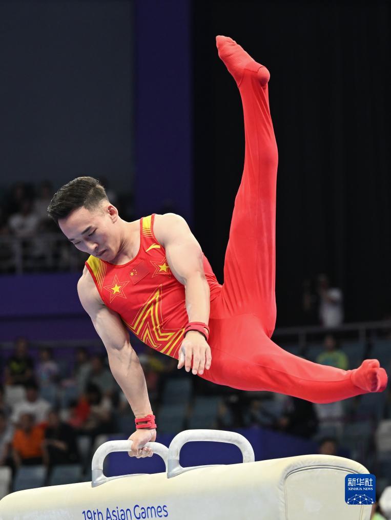 競技體操——中國隊(duì)奪得男子團(tuán)體決賽冠軍