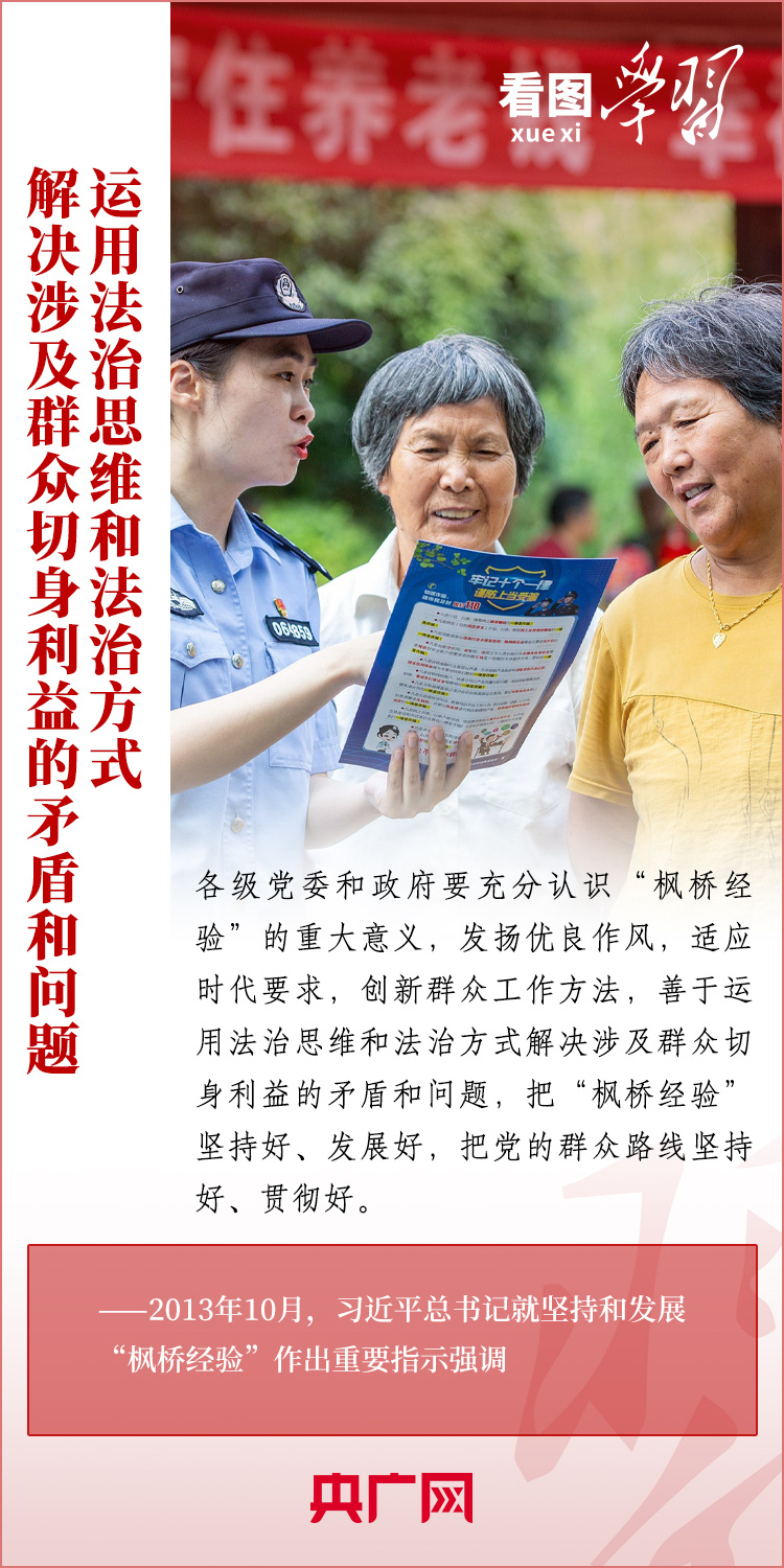 看圖學習丨堅持好、發(fā)展好新時代“楓橋經驗”