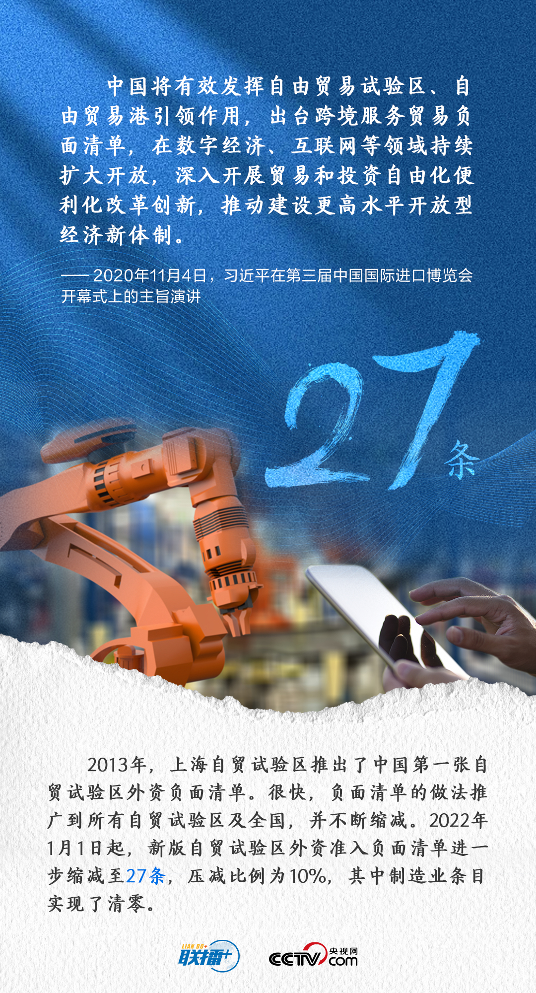 聯(lián)播+ | 自貿(mào)區(qū)十周年，這份成績單分外亮眼！