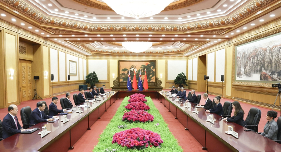 習(xí)近平會見澳大利亞總理阿爾巴尼斯