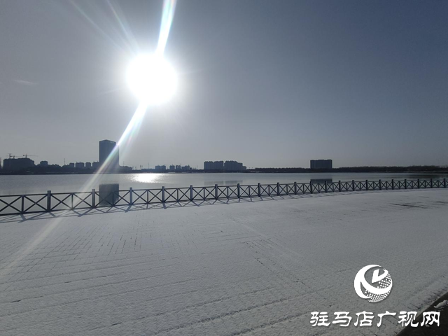 新蔡縣：&ldquo;五湖四帶&rdquo;披銀裝 雪中風(fēng)景美如畫