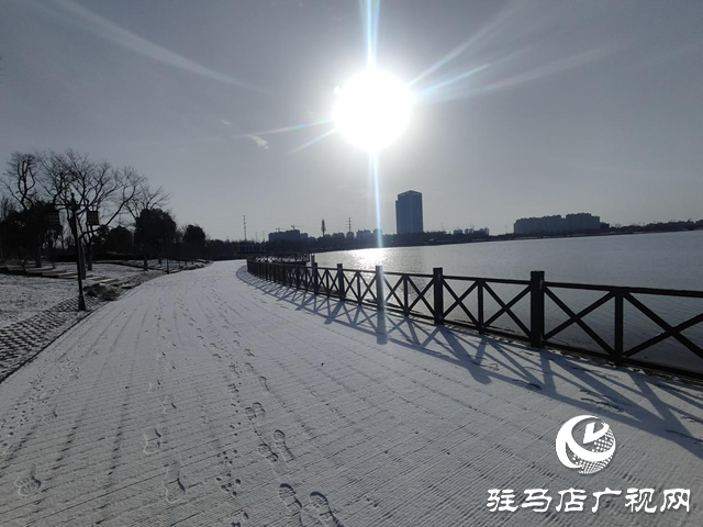 新蔡縣：&ldquo;五湖四帶&rdquo;披銀裝 雪中風(fēng)景美如畫