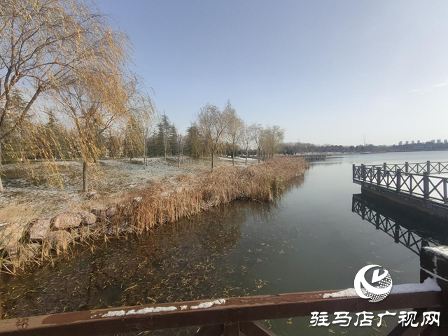 新蔡縣：&ldquo;五湖四帶&rdquo;披銀裝 雪中風(fēng)景美如畫