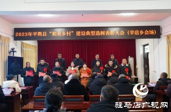 2023年平輿縣“和美鄉(xiāng)村”建設(shè)典型選樹(shù)表彰大會(huì)舉行 對(duì)先進(jìn)典型授牌表彰