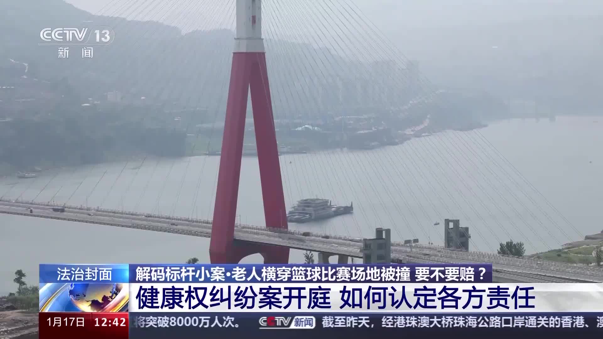 老人橫穿籃球比賽場地被撞要不要賠？法院判決→