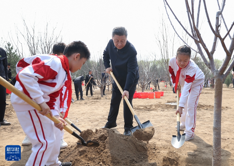 習近平在參加首都義務(wù)植樹活動時強調(diào) 全民植樹增綠 共建美麗中國