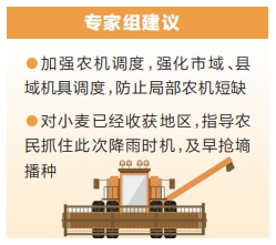 河南省麥?zhǔn)展ぷ髌椒€(wěn)進(jìn)行