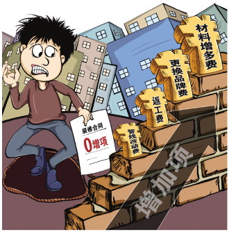 說好“一口價”，開工后卻頻加價 全包裝修“增項”亂象調查