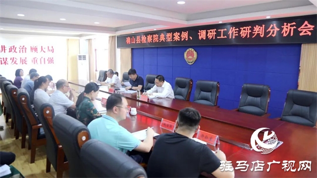 確山縣人民檢察院召開典型案例、調(diào)研工作研判分析會(huì)