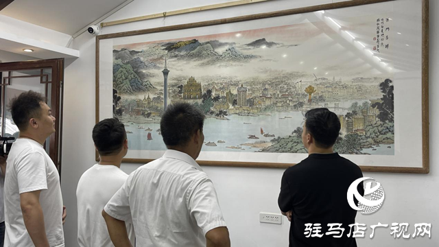 楊留義城市山水畫(huà)藝術(shù)館在皇家驛站開(kāi)館