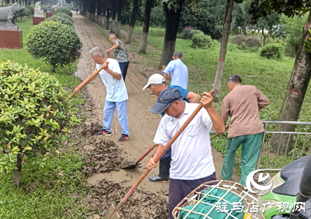 遂平縣園林綠化中心：扎實(shí)開展防汛清淤 營造良好休閑環(huán)境