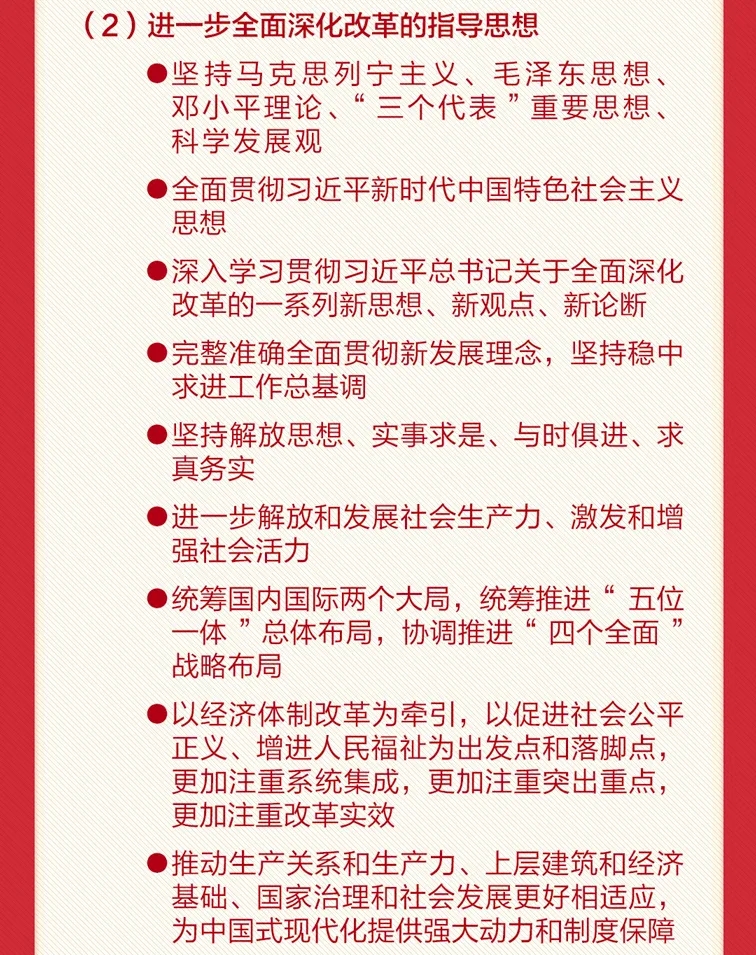 轉(zhuǎn)存！60條要點(diǎn)速覽二十屆三中全會《決定》