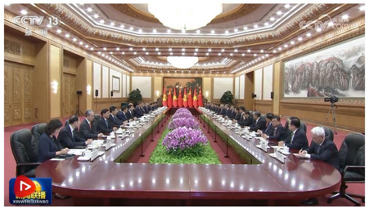 習(xí)近平同越共中央總書記、國(guó)家主席蘇林會(huì)談