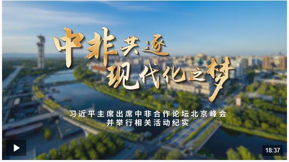 時政紀錄片丨中非共逐現(xiàn)代化之夢——習(xí)近平主席出席中非合作論壇北京峰會并舉行相關(guān)活動紀實