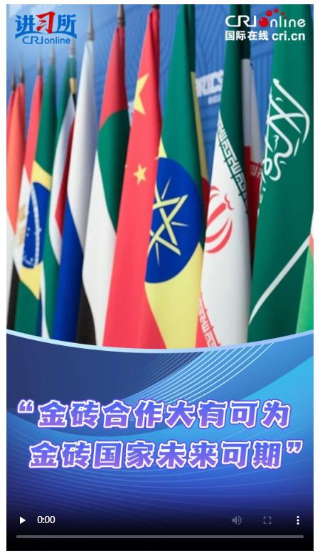 【講習(xí)所·眾行致遠(yuǎn)】“金磚合作大有可為，金磚國家未來可期”