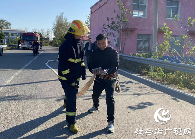 驛城區(qū)沙河店鎮(zhèn)：邀請專業(yè)人士指導 提升火災(zāi)救援水平