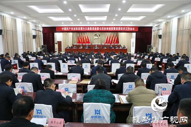 泌陽(yáng)縣委第十三屆委員會(huì)第七次全體會(huì)議暨縣委經(jīng)濟(jì)工作會(huì)議召開(kāi)
