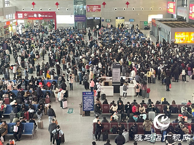 駐馬店車(chē)務(wù)段正月初六當(dāng)日發(fā)送旅客32141人次