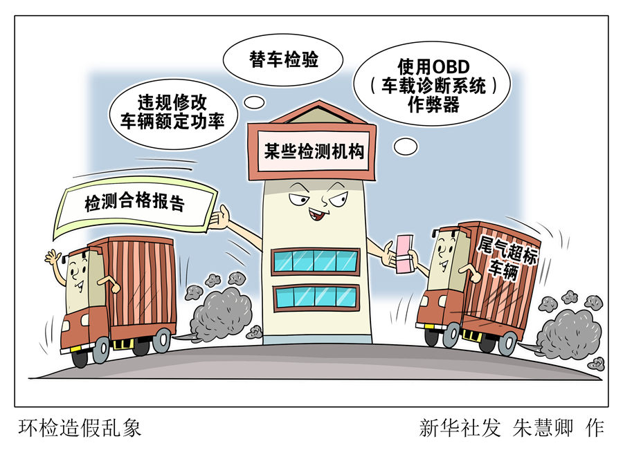 篡改數(shù)據(jù)、替代參檢……機(jī)動(dòng)車環(huán)檢造假亂象調(diào)查