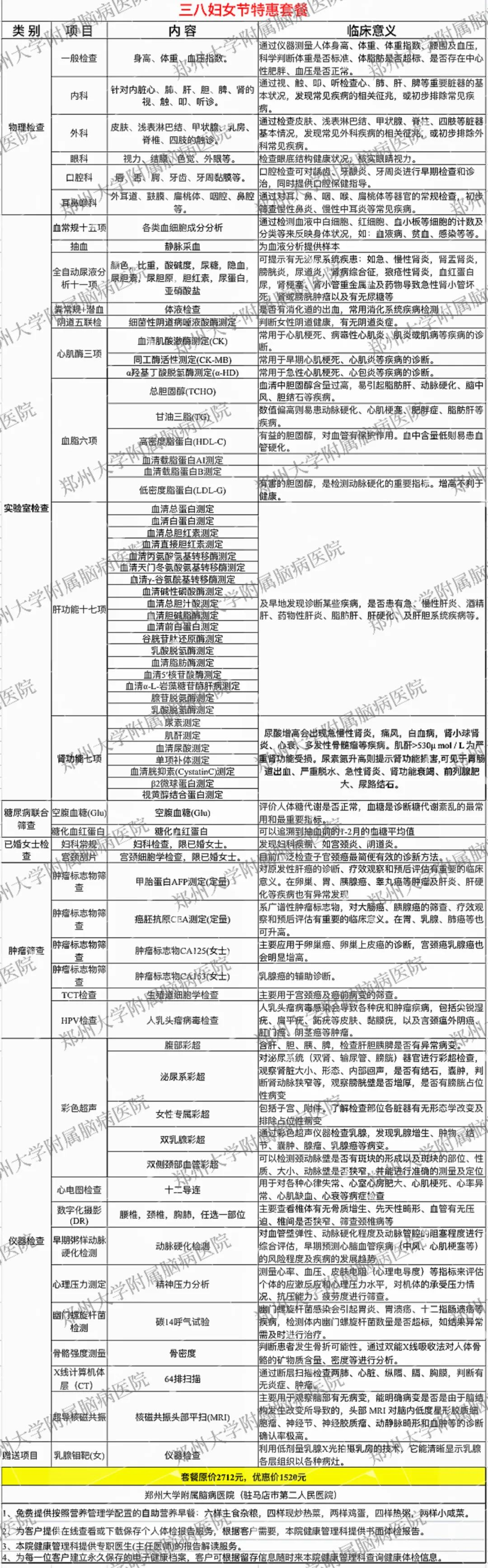駐馬店市第二人民醫(yī)院開展女性體檢優(yōu)惠大放送活動