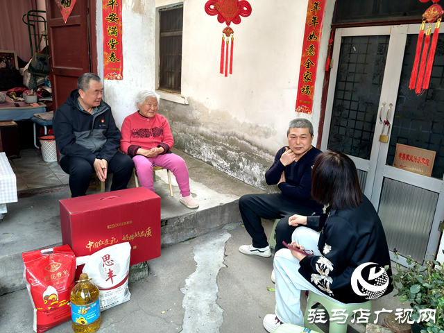 確山縣盤龍街道：走訪慰問(wèn)情暖心