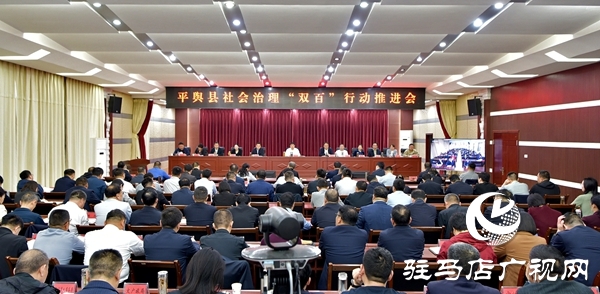 平輿縣社會治理 “雙百” 行動推進會召開