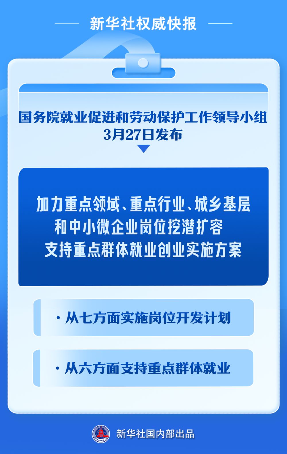 加力擴(kuò)崗！國家出臺(tái)方案支持重點(diǎn)群體就業(yè)