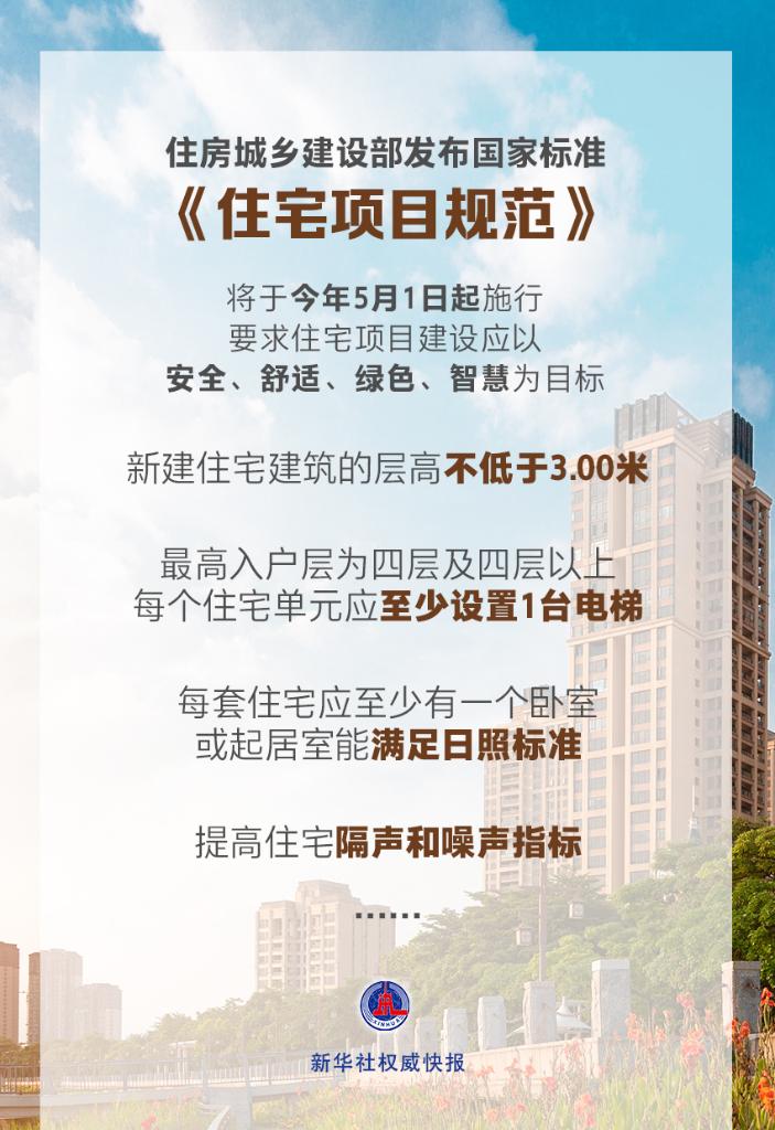 國家標(biāo)準(zhǔn)《住宅項目規(guī)范》落地，有哪些看點？