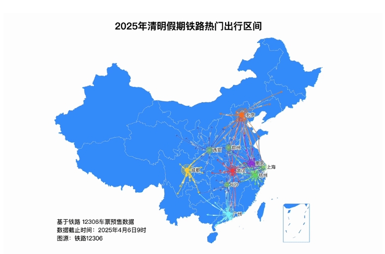 4月6日全國鐵路預(yù)計(jì)發(fā)送旅客2000萬人次