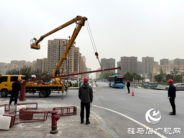 迎戰(zhàn)8級大風！確山縣住建局搶修6處故障保照明