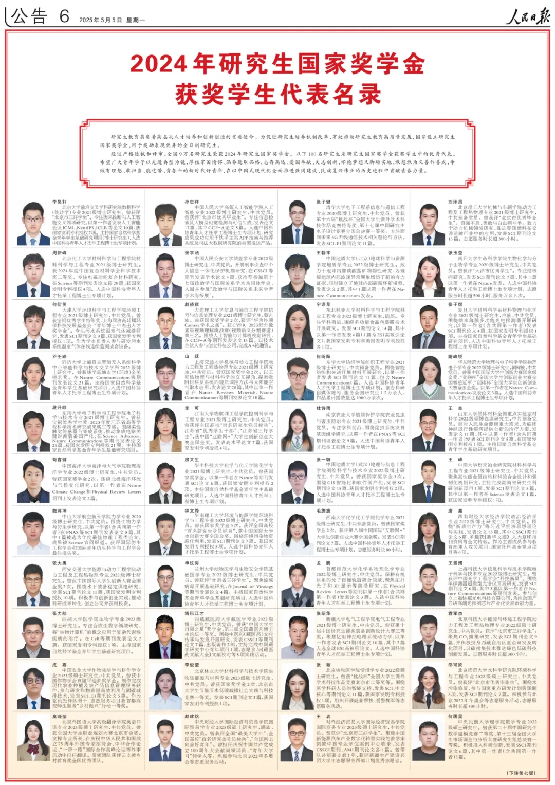 祝賀！河南這10名學(xué)生登上《人民日報(bào)》