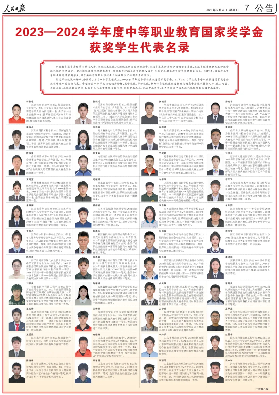 祝賀！河南這10名學(xué)生登上《人民日報(bào)》