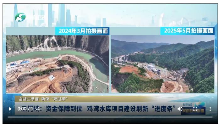三門峽：資金保障到位 雞灣水庫項(xiàng)目建設(shè)刷新“進(jìn)度條”丨奮戰(zhàn)二季度·確?！半p過半”