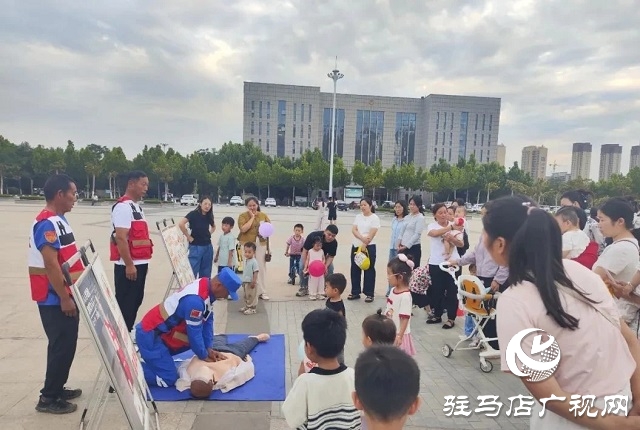  新蔡：救護(hù)知識(shí)“擺地?cái)?rdquo; 實(shí)用技能“救”在身邊