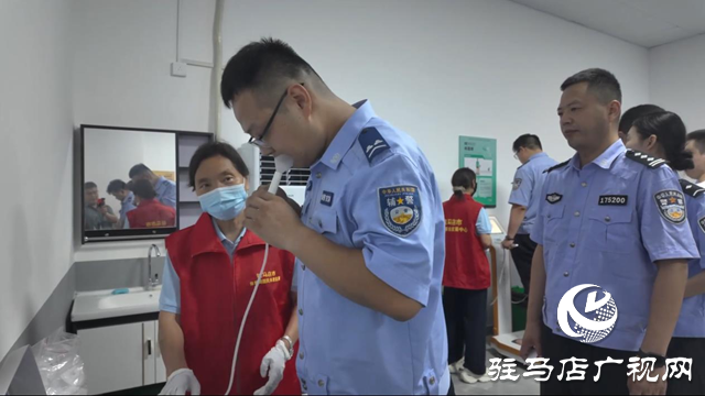 駐馬店交警參加國民體質(zhì)監(jiān)測(cè) 科學(xué)鍛煉護(hù)航道路安全
