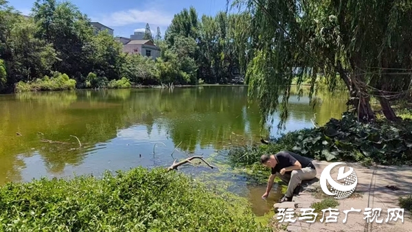  西平縣柏城街道排查采樣城區(qū)水體 為水環(huán)境治理“開良方”