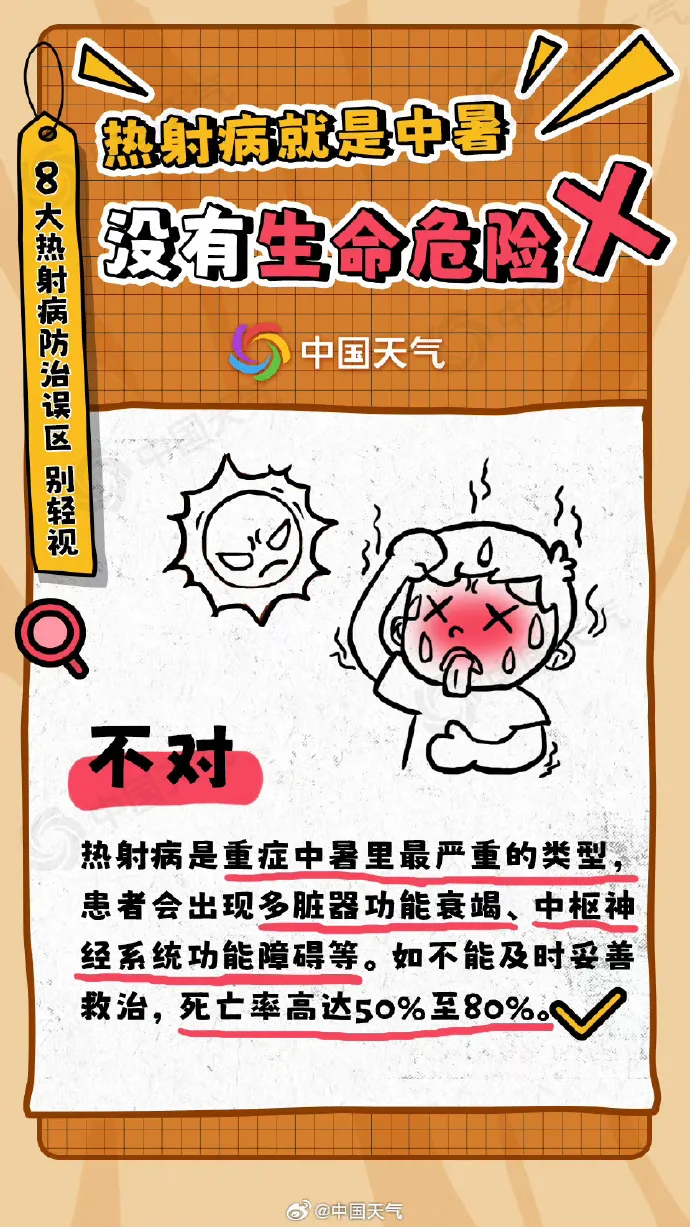 警惕“高溫殺手” 一文看熱射病防治8大誤區(qū)