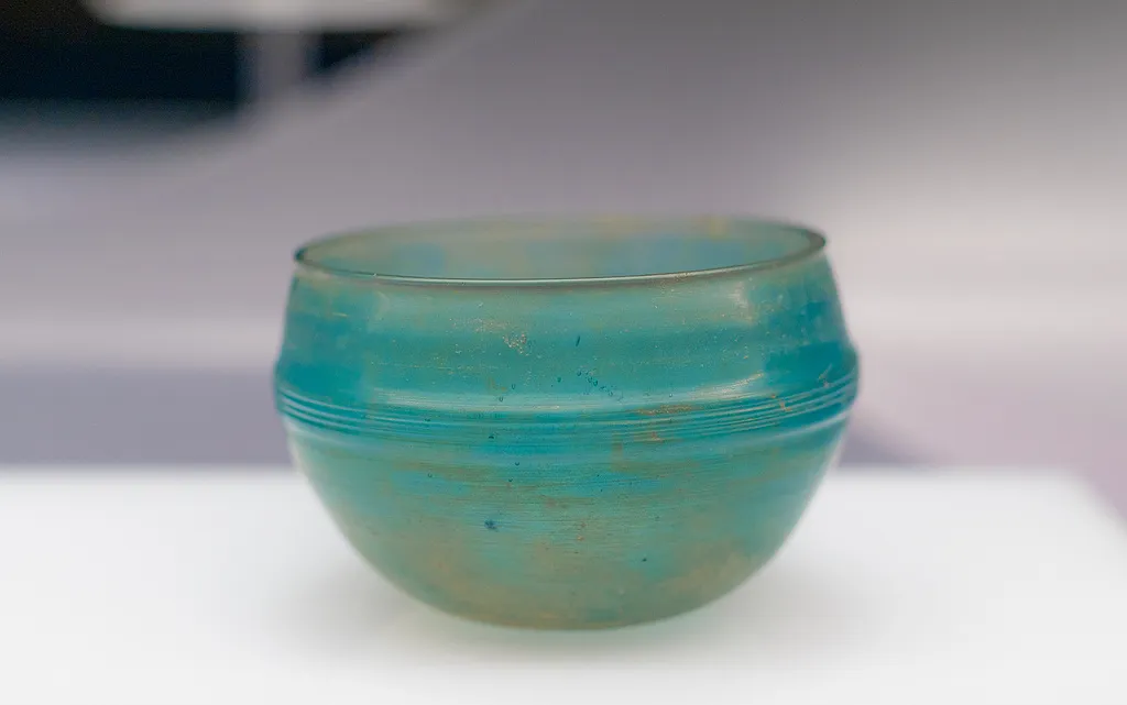 文博日歷丨誰家玻璃杯“穿越”了？這可是實打?qū)嵉臐h代產(chǎn)品